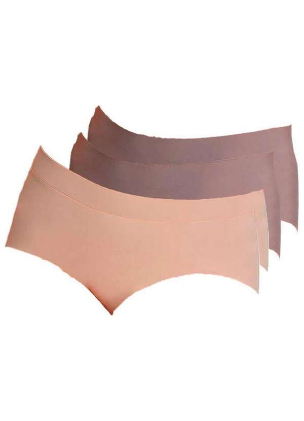 Hope - Kit com 4 Calcinhas Caleçon Hope 30850 Camurca-Avela