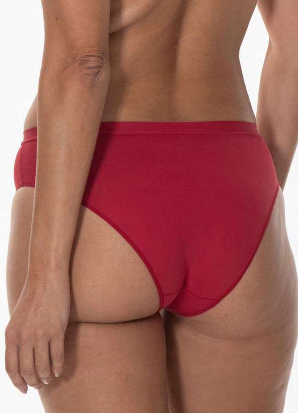 Demillus - Kit com 4 Calcinhas Demillus 26826 Bege-Rosado-Preto-Marinho-Carmim 6