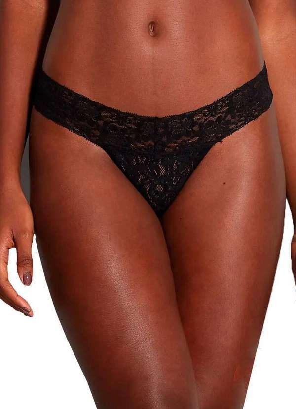 Hope - Kit com 4 Calcinhas Fio Dental Hope L 37730 Preto 3