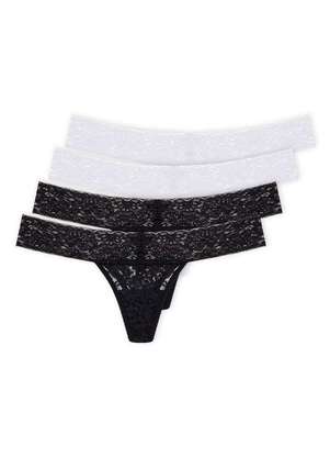 Kit com 4 Calcinhas Fio Dental Hope L 37730 - HOPE