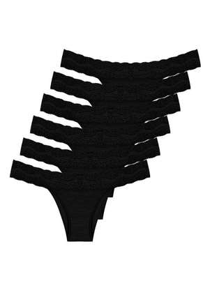 Kit com 6 Calcinhas Biquíni Hope L 35320 - HOPE