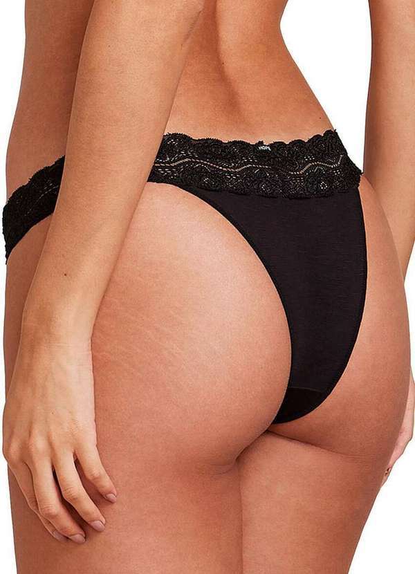Hope - Kit com 6 Calcinhas Biquíni Hope L 35320 Preto-Off-White 3