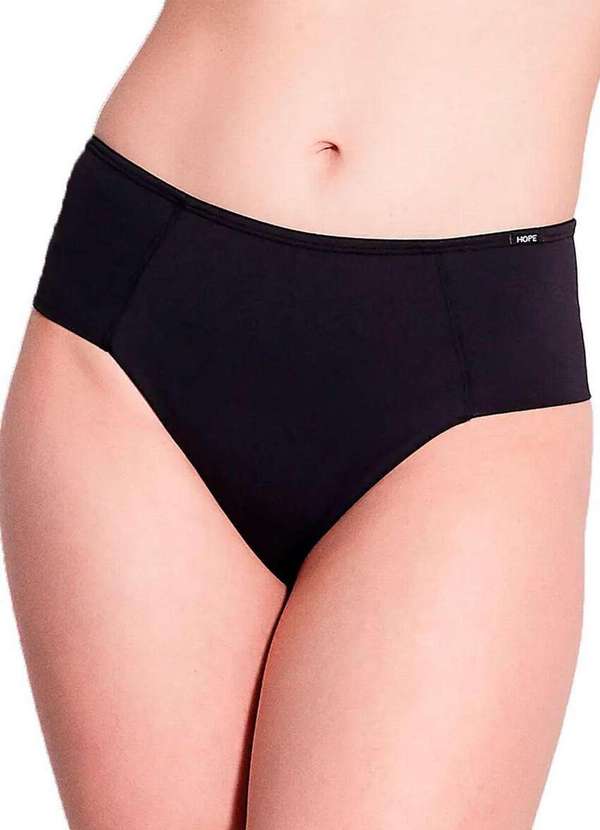 Hope - Kit com 8 Calcinhas Alta Hope 33860 Preto-Bege-Ballet 2