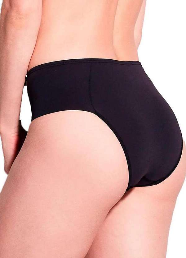 Hope - Kit com 8 Calcinhas Alta Hope 33860 Preto-Bege-Ballet 3