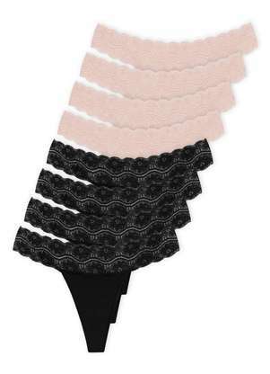 Lupo - Kit com 8 Calcinhas Fio Dental Hope 137840 - LUPO