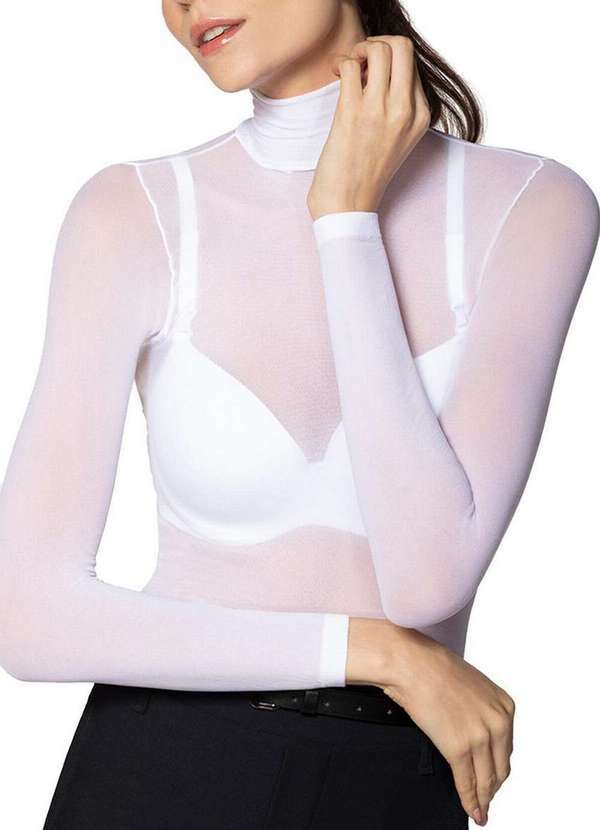 Lupo - Camisete Feminina Loba 840-001 1110-Branco