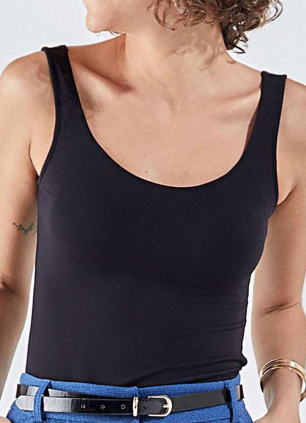 Liz - Camisete Feminina Regata Liz 21888 381-Super-Black