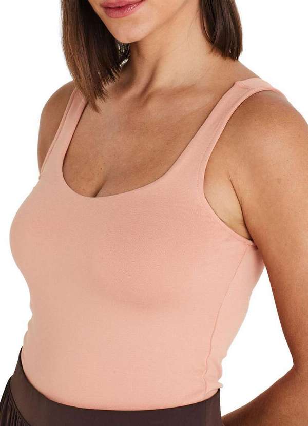 Liz - Camisete Feminina Regata Liz 21888 661-Peach-Fuzz 2