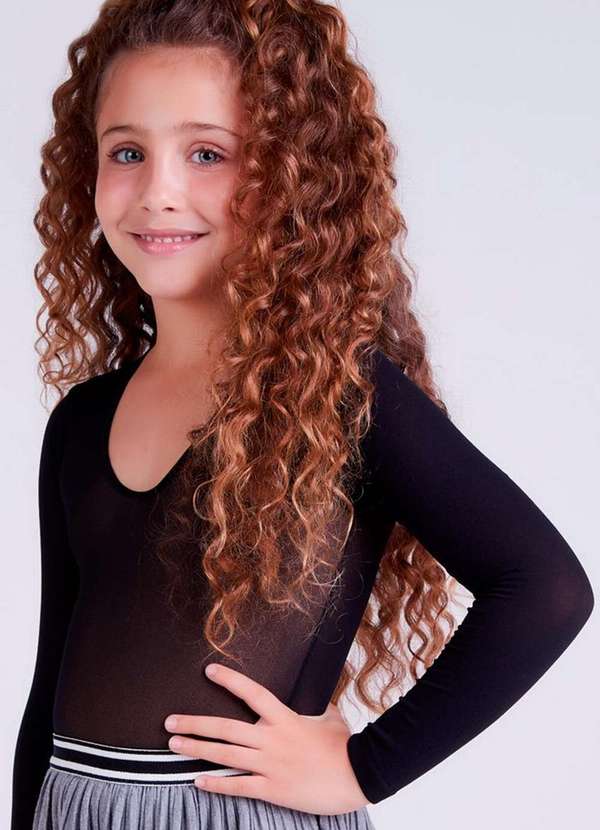 Lupo - Camisete Infantil Lobinha 860-001 9990-Preta 2