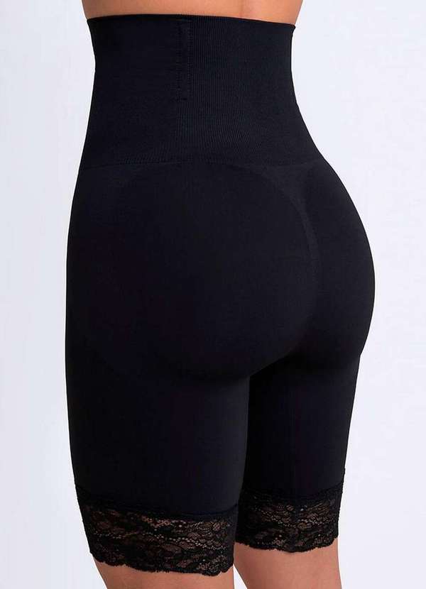 Lupo - Bermuda Feminina Modeladora Loba 47128-001 9990-Preto 2