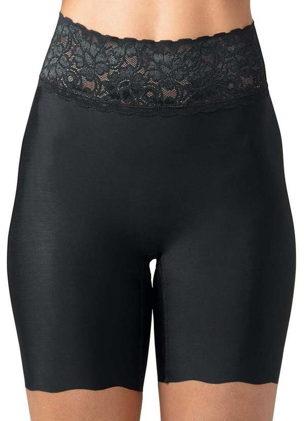 Demillus - Bermuda Rendada Virtuel Demillus 94499 27-Preto