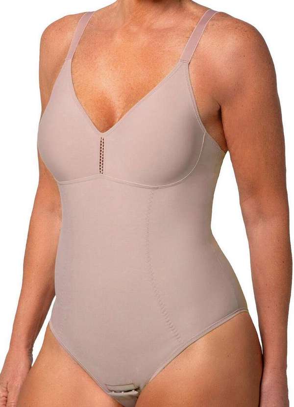 Dilady - Body Feminino Modelador Dilady 323580 080-Chocolate-