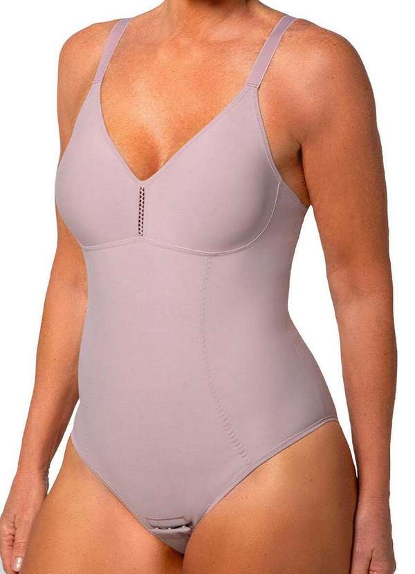 Dilady - Body Feminino Modelador Dilady 323580 407-Rosa-Retro