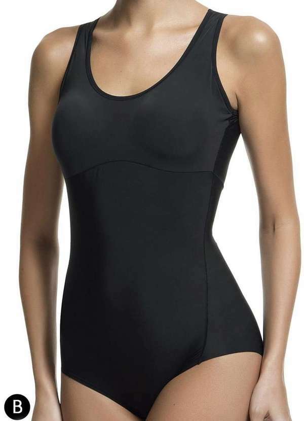 Liz - Body Feminino Modelador Liz 53696 Taça B 71-Preto