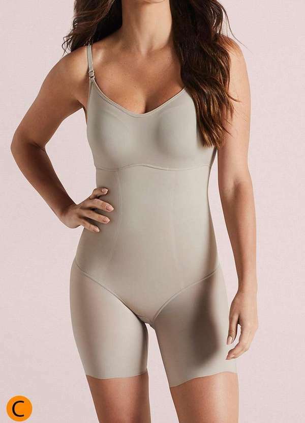 Liz - Body Feminino Modelador Liz 73383 Taça C 260-Sepia 3