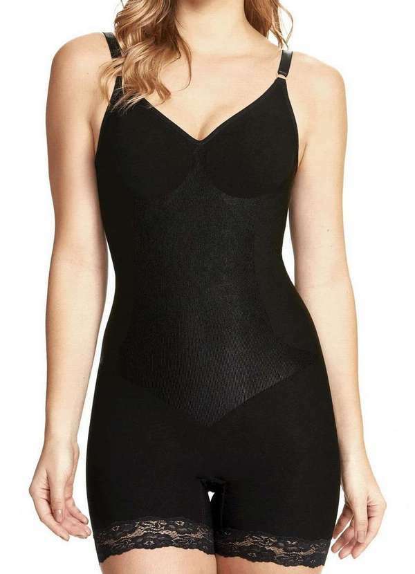 Plié - Body Feminino Modelador Plie 60400 153-Black