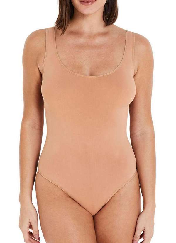 Liz - Body Feminino sem Aro e sem Bojo Liz 73935 368-Toffee