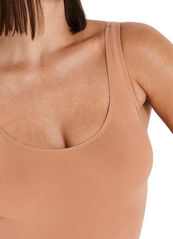 Liz - Body Feminino sem Aro e sem Bojo Liz 73935 368-Toffee 3