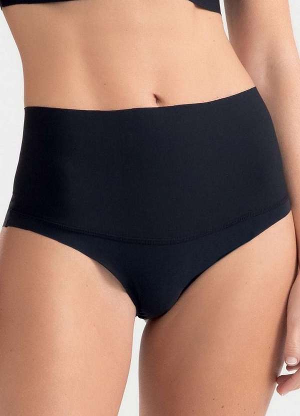 She - Calcinha Modeladora Biquíni She 437.01 Pt00-Preto