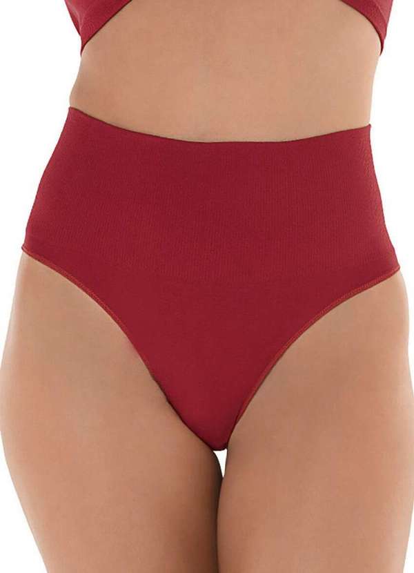 Demillus - Calcinha Modeladora Ultraleve Demillus 46204 06-Carmim