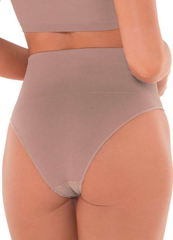 Demillus - Calcinha Modeladora Ultraleve Demillus 46204 55-Bege-Rosado 2