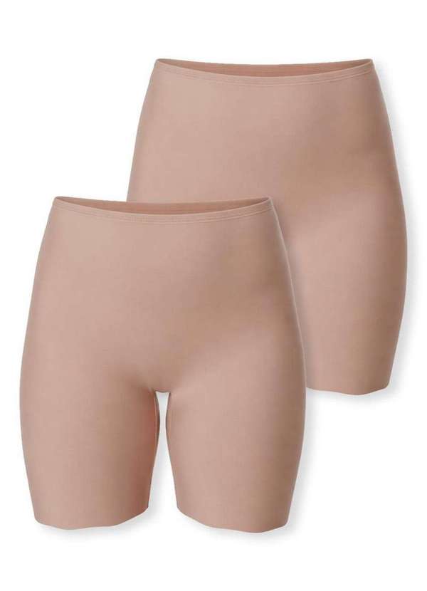 Demillus - Kit com 2 Bermudas Virtuel Demillus 94496/94498 Bege-Rosado