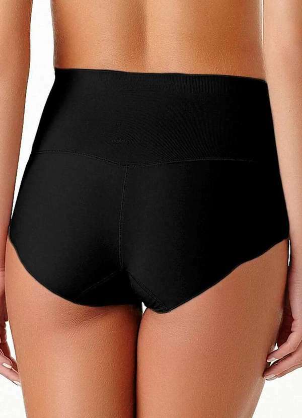 Liz - Kit com 2 Calcinhas Modeladora Alta Liz 70380 Preto 3
