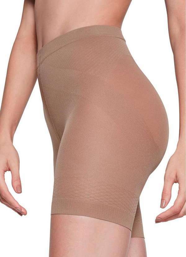 Lupo - Kit com 2 Shorts Feminino Modelador Up Line Loba 5690-003 Nude 2