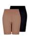 Lupo - Kit com 2 Shorts Feminino Modelador Up Line Loba 5690-003 Pó-De-Arroz-Nude - variação: Pó-De-Arroz-Preto
