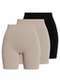 Liz - Kit com 3 Bermudas Feminina Modeladora Liz 74394 Sepia-Preto - variação: Sepia-Preto