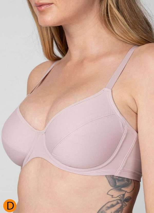 Liz - Sutiã com Aro e sem Bojo Liz 51247 Taça D 365-Blush 3