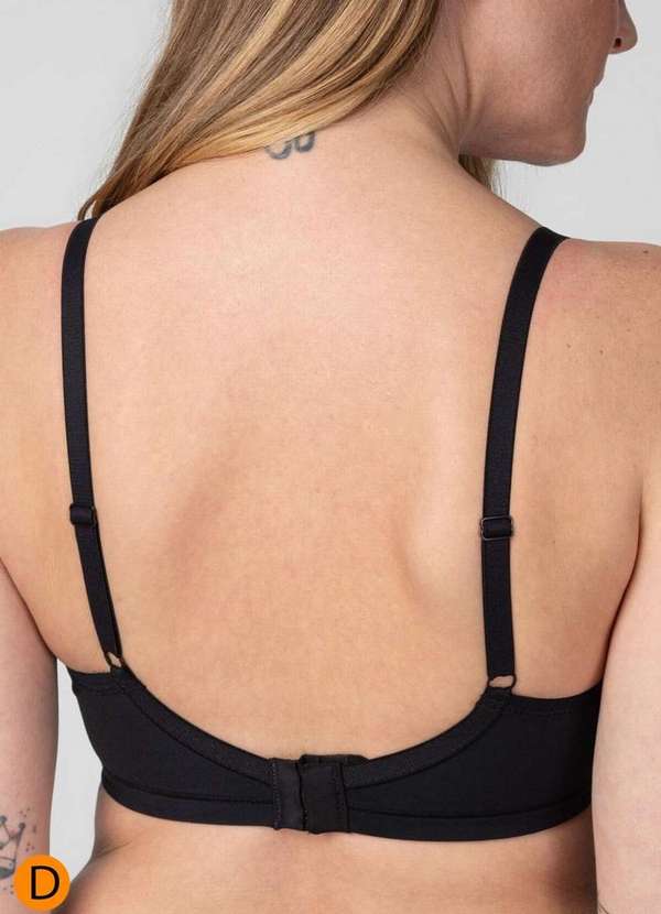 Liz - Sutiã com Aro e sem Bojo Liz 51247 Taça D 71-Preto 2