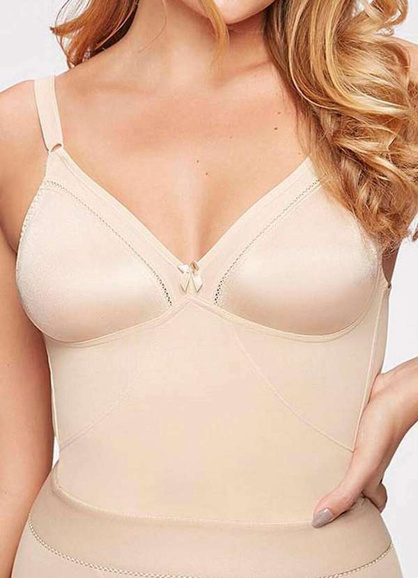 Triumph - Camisete sem Aro e sem Bojo L Triumph Compliment 24352 82-Tender-Beige