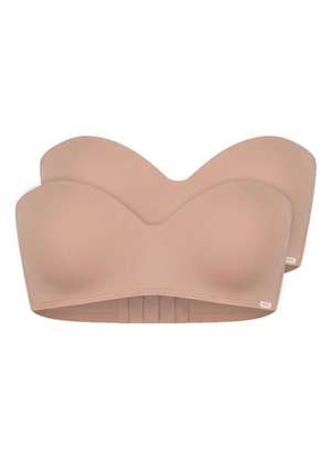 Kit com 2 Sutiã Bustiê com Aro e Bojo Hope 2083 Taça B - HOPE