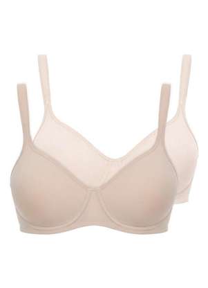 Kit com 2 Sutiã com Aro e sem Bojo W Triumph Shape 24814 Taça B - TRIUMPH