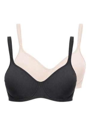 Kit com 2 Sutiã com Aro e sem Bojo W Triumph Shape 24814 Taça B - TRIUMPH