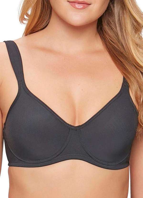 Triumph - Kit com 2 Sutiã com Aro e sem Bojo W Triumph Shape 24814 Taça B Preto-Base 2