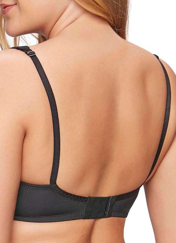 Triumph - Kit com 2 Sutiã com Aro e sem Bojo W Triumph Shape 24814 Taça B Preto-Mink 3