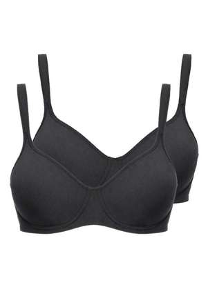 Kit com 2 Sutiã com Aro e sem Bojo W Triumph Shape 24814 Taça B - TRIUMPH