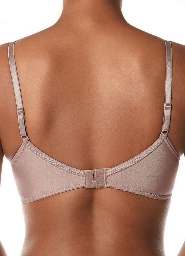 Demillus - Kit com 2 Sutiã sem Aro com Bojo Paraíso Demillus 63476 Bege-Rosado-Pérola 3