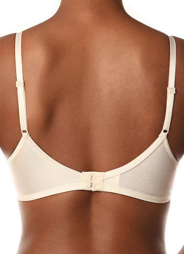 Demillus - Kit com 2 Sutiã sem Aro com Bojo Paraíso Demillus 63476 Bege-Rosado-Pérola 5