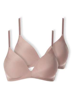 Kit com 2 Sutiã sem Aro com Bojo Paraíso Demillus 63476 - DEMILLUS