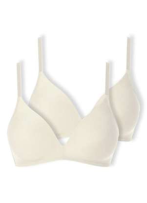 Kit com 2 Sutiã sem Aro com Bojo Paraíso Demillus 63476 - DEMILLUS