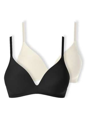 Kit com 2 Sutiã sem Aro com Bojo Paraíso Demillus 63476 - DEMILLUS