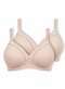 Duloren - Kit com 2 Sutiã sem Aro e sem Bojo Duloren 111743 Taça B Bege-Beringela - variação: Bege