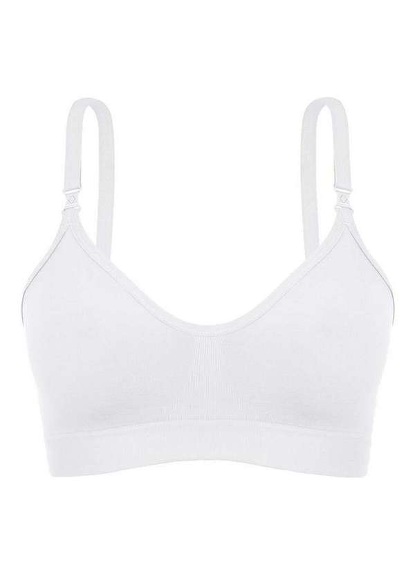 Lupo - Kit com 2 Sutiã sem Aro e sem Bojo Loba 41028-001 Taça B Branco 2