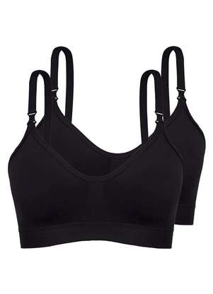 Lupo - Kit com 2 Sutiã sem Aro e sem Bojo Loba 41028-001 Taça B - LUPO