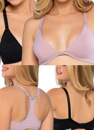 Kit com 2 Sutiãs Amamentação Love Secret 42101 - LOVE SECRET