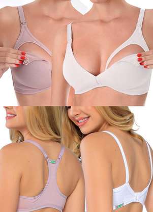 Kit com 2 Sutiãs Amamentação Love Secret 42101 - LOVE SECRET