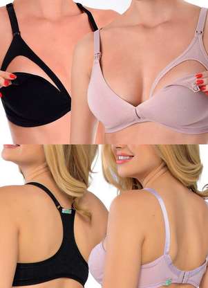 Kit com 2 Sutiãs Amamentação Love Secret 42101 - LOVE SECRET